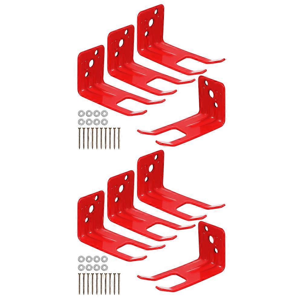 Heavy Duty Fire Extinguisher Bracket Wall Mounted Holder Simple Practical Design Easy Access Includes Brackets Washers Screws