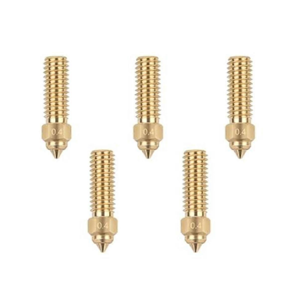 K1/K1 MAX Nozzles, Brass Nozzles with Wear Resistance, Wide Applicability for PLA/ABS///PEKK/PSU 3D Printers