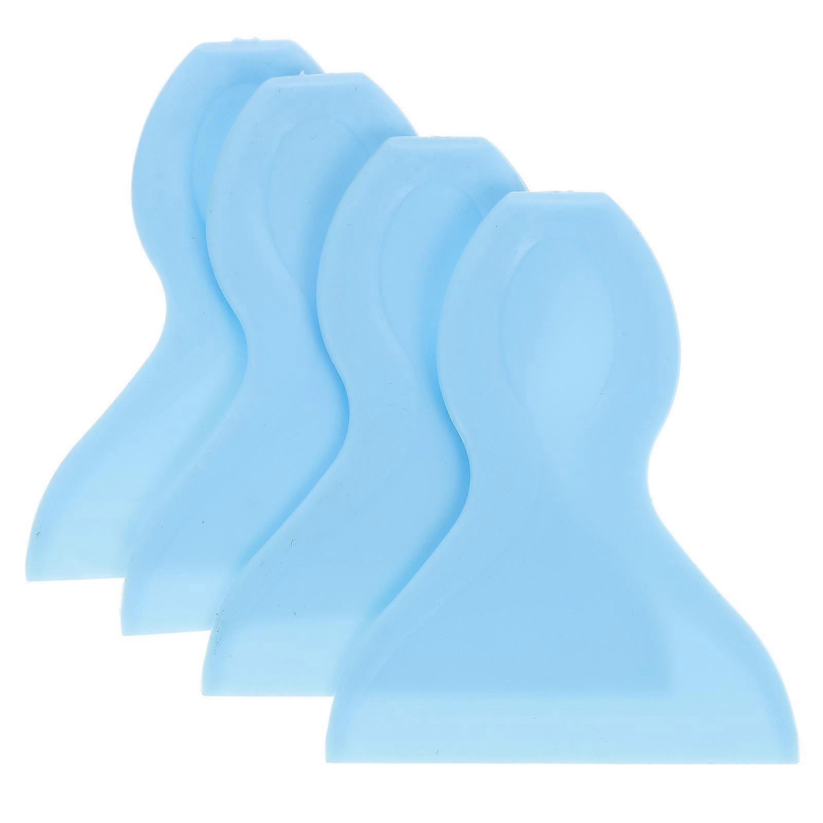 Blue Plastic Auto for Car Use Durable and Strong Ergonomic Handle Protects Against Scratches 4pcs