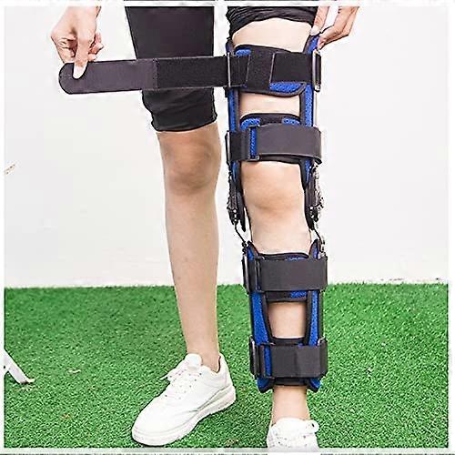 Lojax Knee Brace with Hinge, ROM Knee Brace, Leg Stabilizer, LeftM Left M