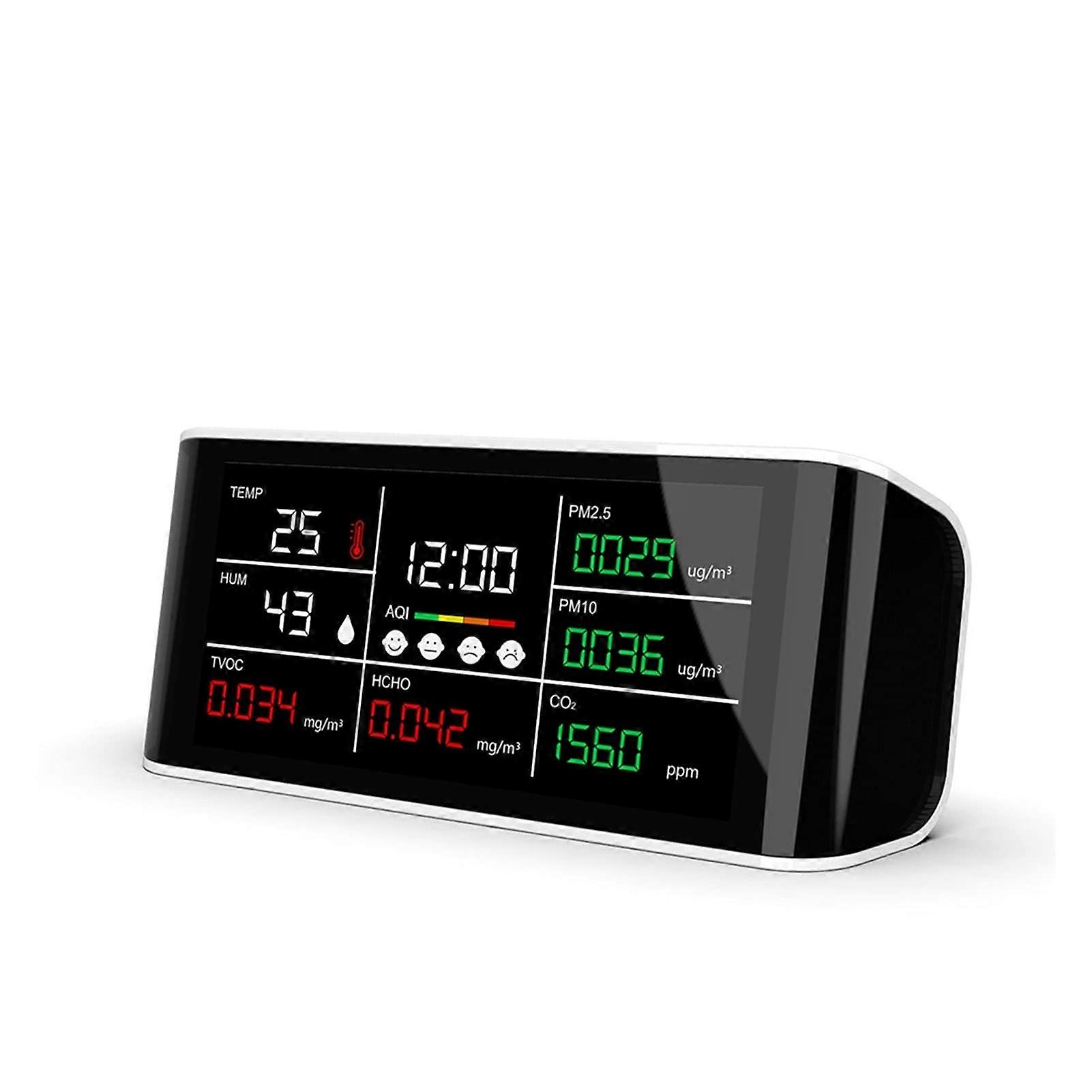 Natural Gas Detector PM2.5 CO2 Air Quality Monitor Three-In-One Sensor Compact Home Safety