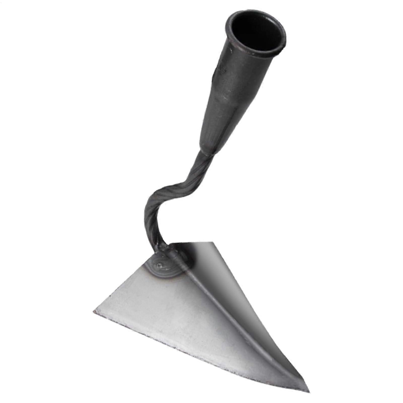 Garden Hoe - Ergonomic Weeder with Triangular Blade for Soil Aeration, Flower Beds, and Garden Beds, 26.5 cm