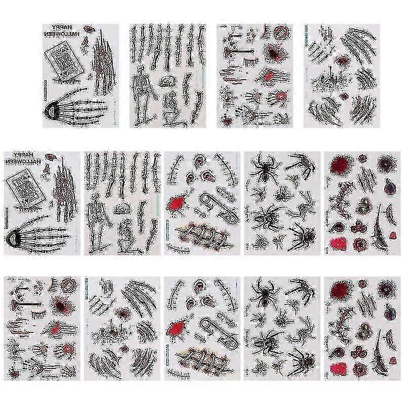 For 14sheets Halloween Sticker For Halloween Decorations