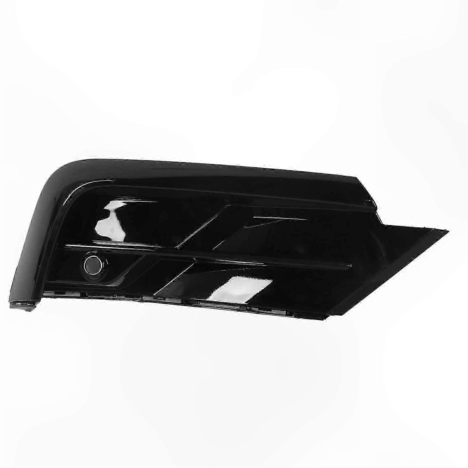 Black Gloss Front Bumper Lower Grille Trim Fog Light Cover for AD Pre-Facelift 2016-2020 Right Side Surround Piece