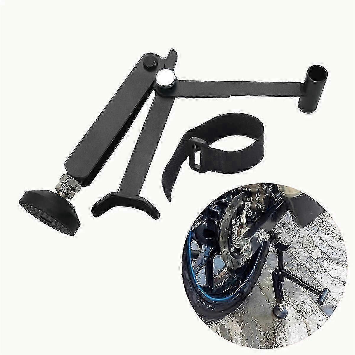 Upgraded Armrest Foldable Motorcycle Lifting Support Frame with Stable Crane