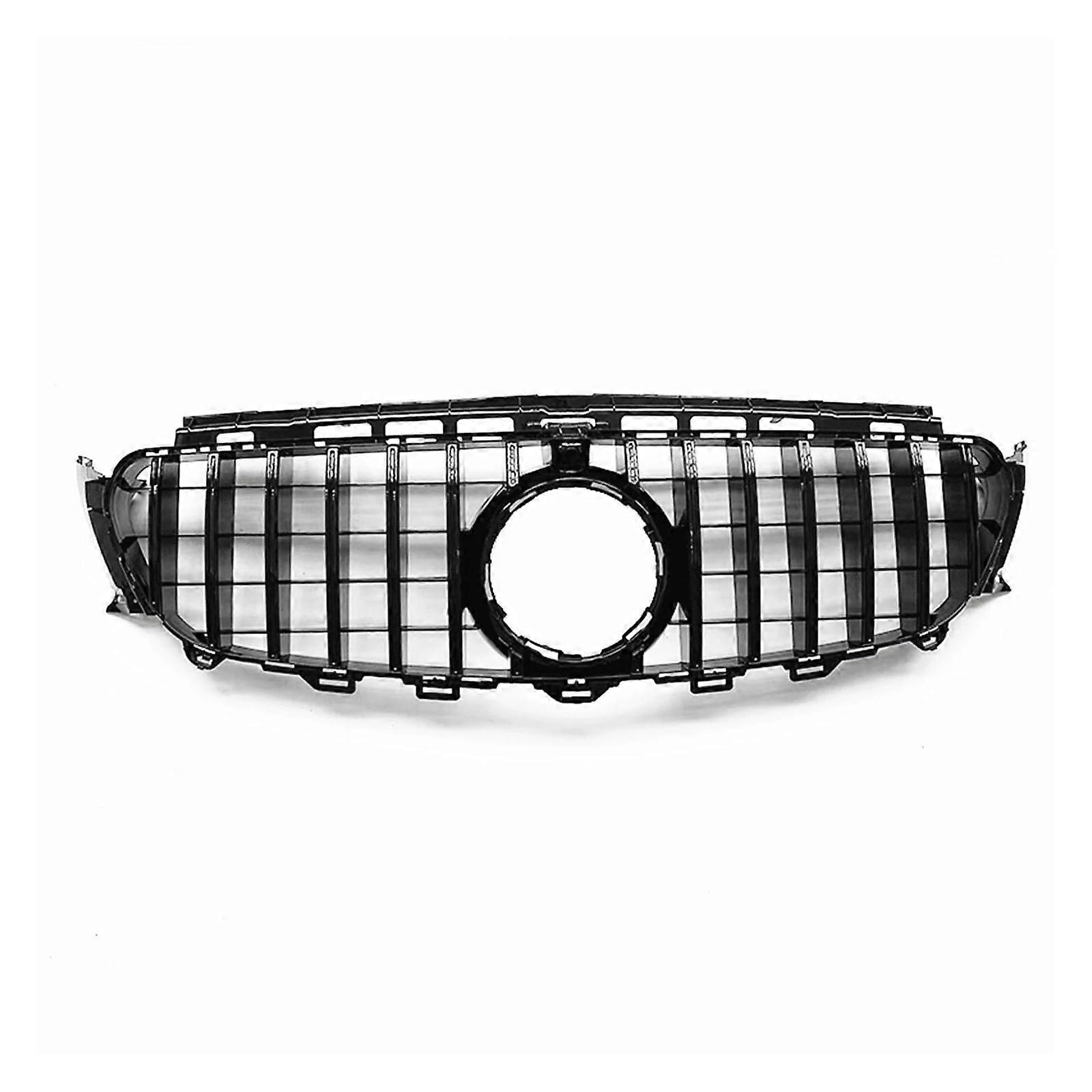 Kuhlergrill For Benz E-Class W213 2016-2020 GT-R Style Mesh Grille Black/Silver Upper Radiator Grille E200 E250 E300