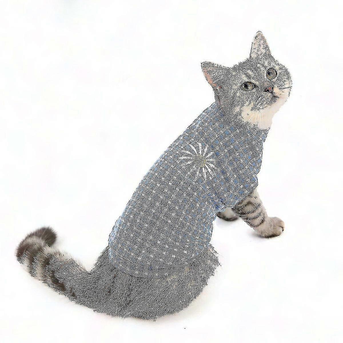 Kattkläder för höst och vinter - varma husdjurskläder för kallt väder