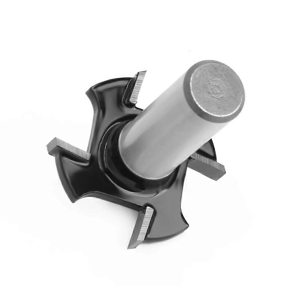 1pc 1/2 Inch 12mm T-Slot Cutter Router Bit with 4 Blades for Woodworking 12.7mm Cutting Height 12.7X36.7X2.5mm