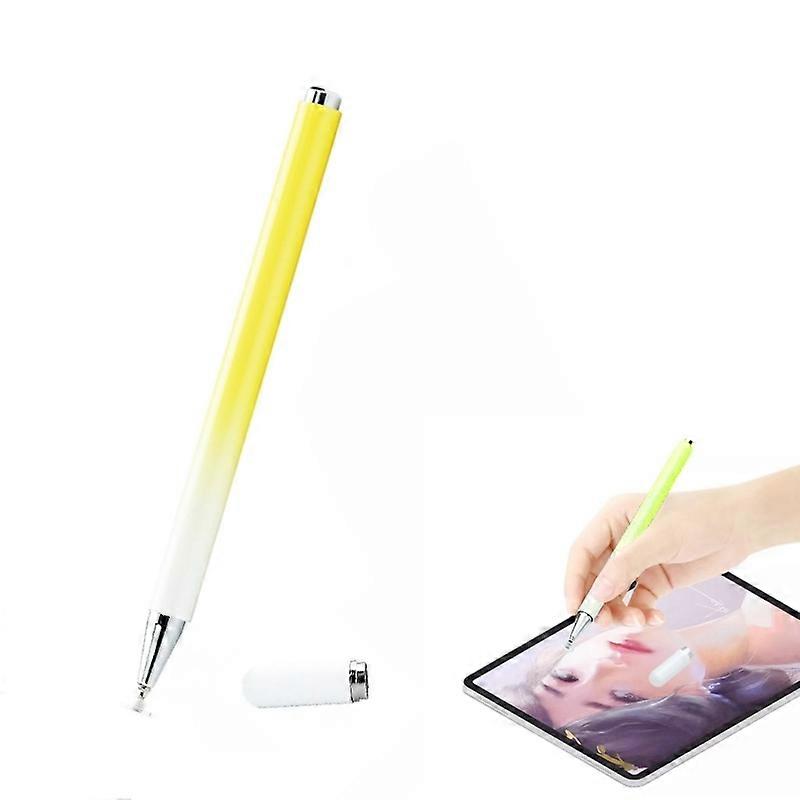 Macarone Color Passive Capacitive Pen Mobile Phone Stylus Stylus(Yellow)