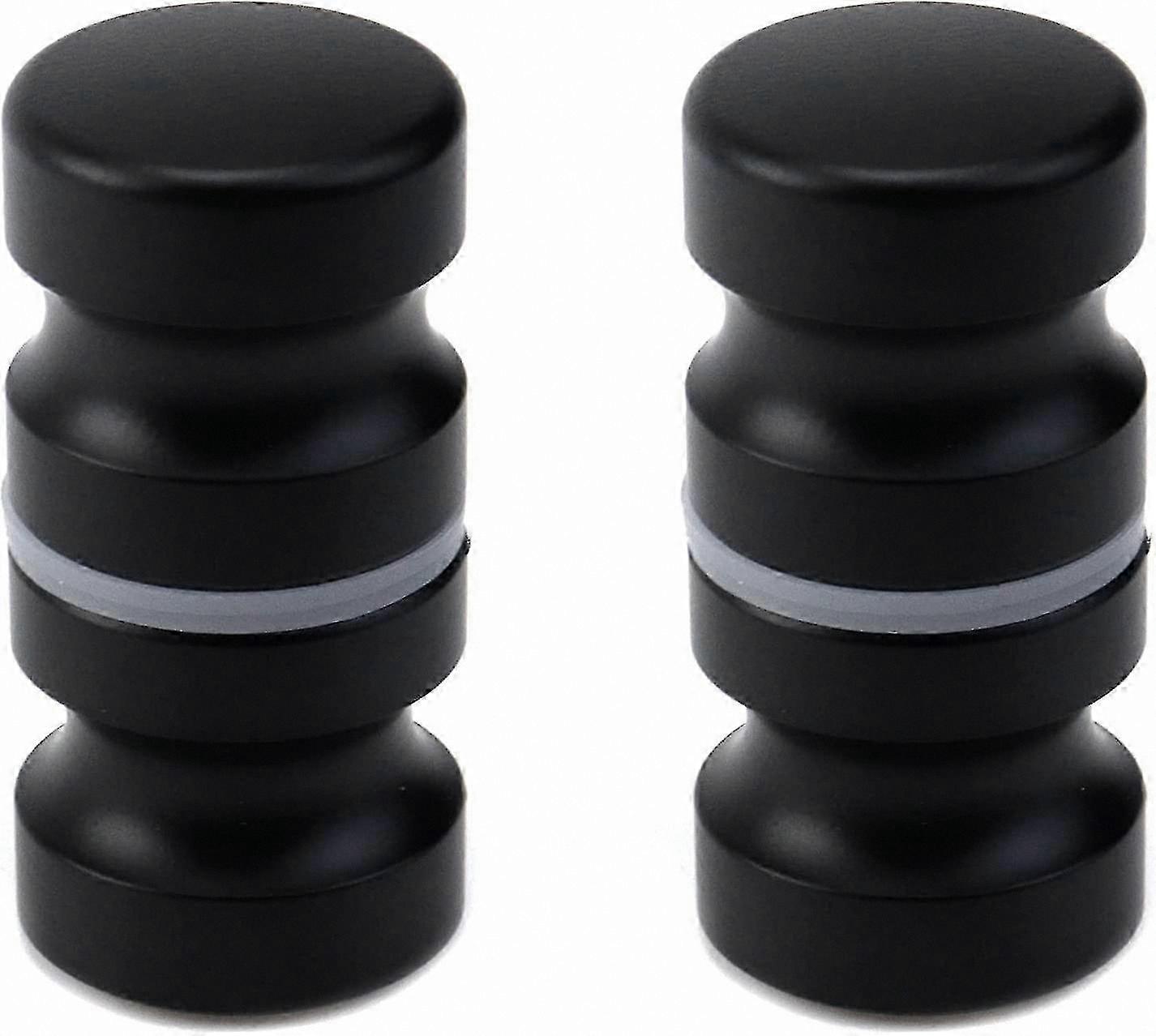Black Bathroom Pull Handles, Glass Door Knobs, Back-to-Back Shower Door Knobs (2 Pack)