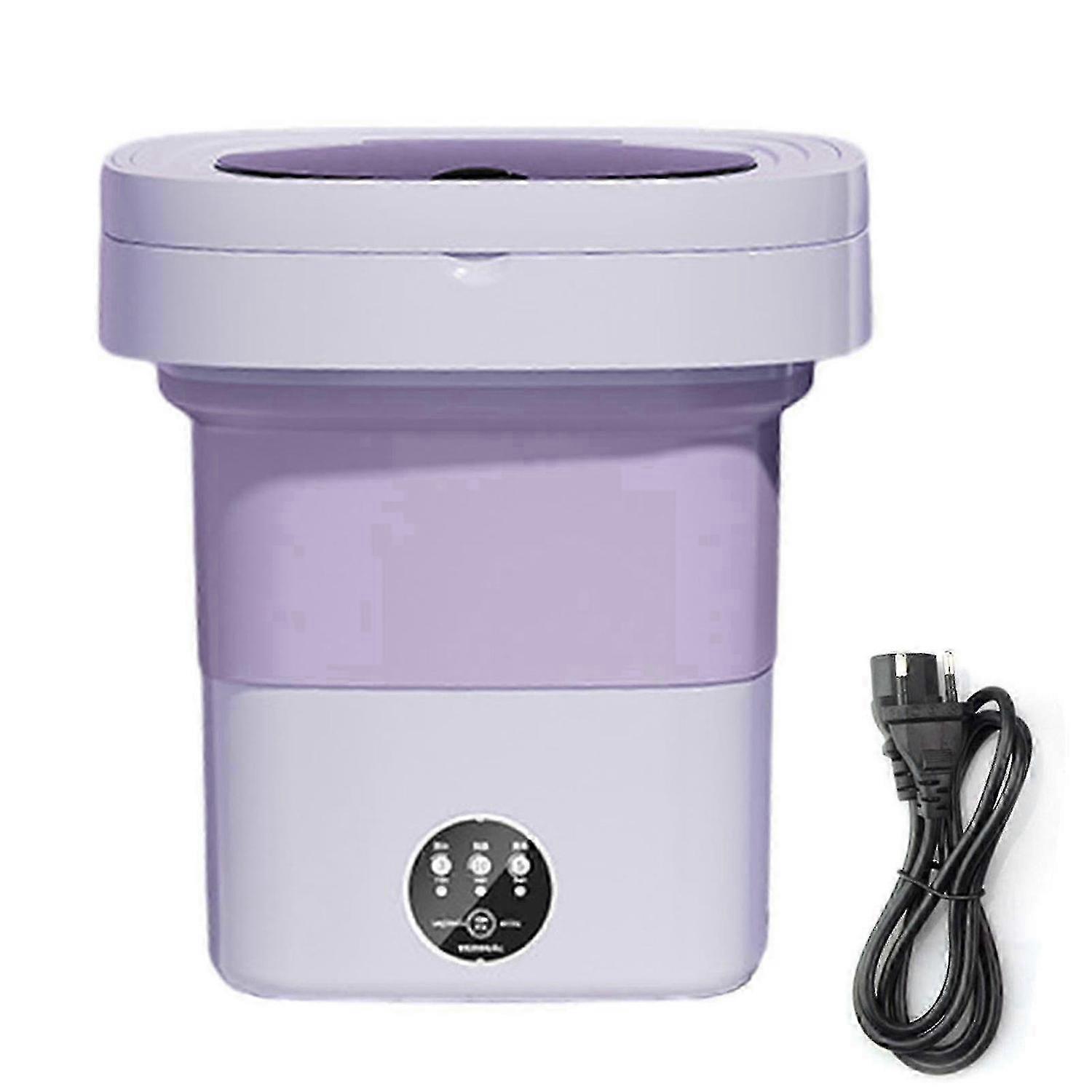 11L Foldable Washing Machine with Spin Dryer & Blue Light Sterilization