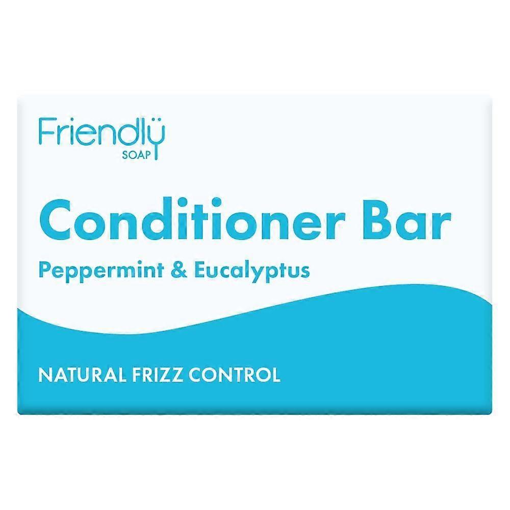 Friendly Soap Conditioner Bar - Peppermint & Eucalyptus 90g - 3 Pack