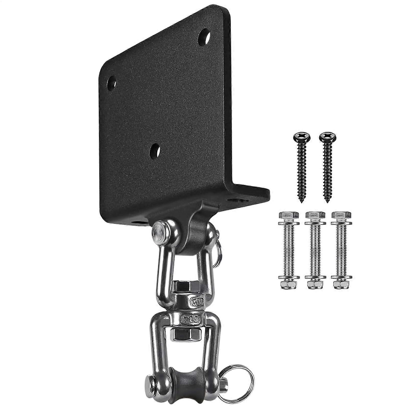 Heavy Bag Holder with 360 Degree Rotation, Adjustable Space Racks, Compatible Punching Bag Gym Equipment