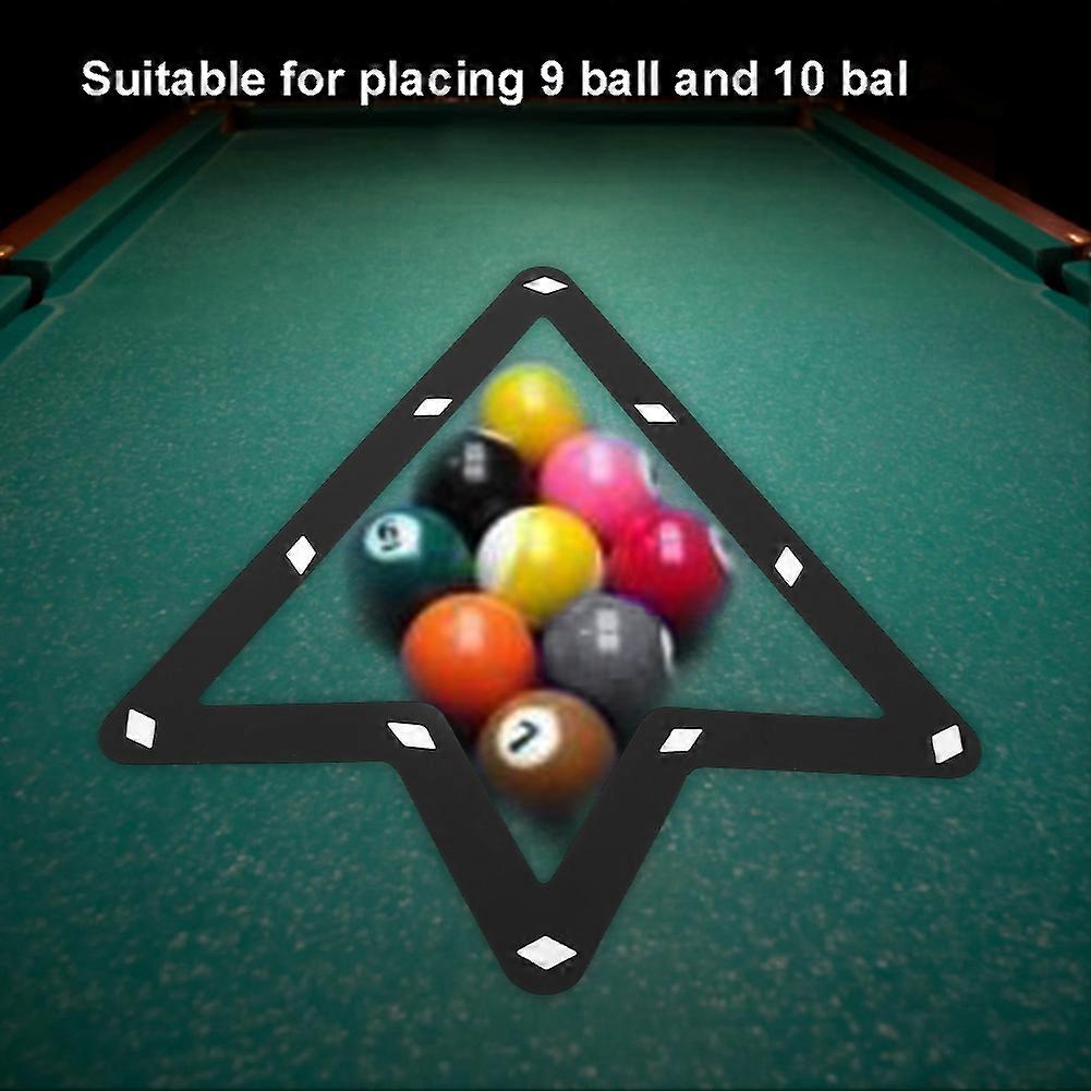 6Pcs Set Black 9 & 10 Ball Billiard Rack Sheets 0.01mm Thin