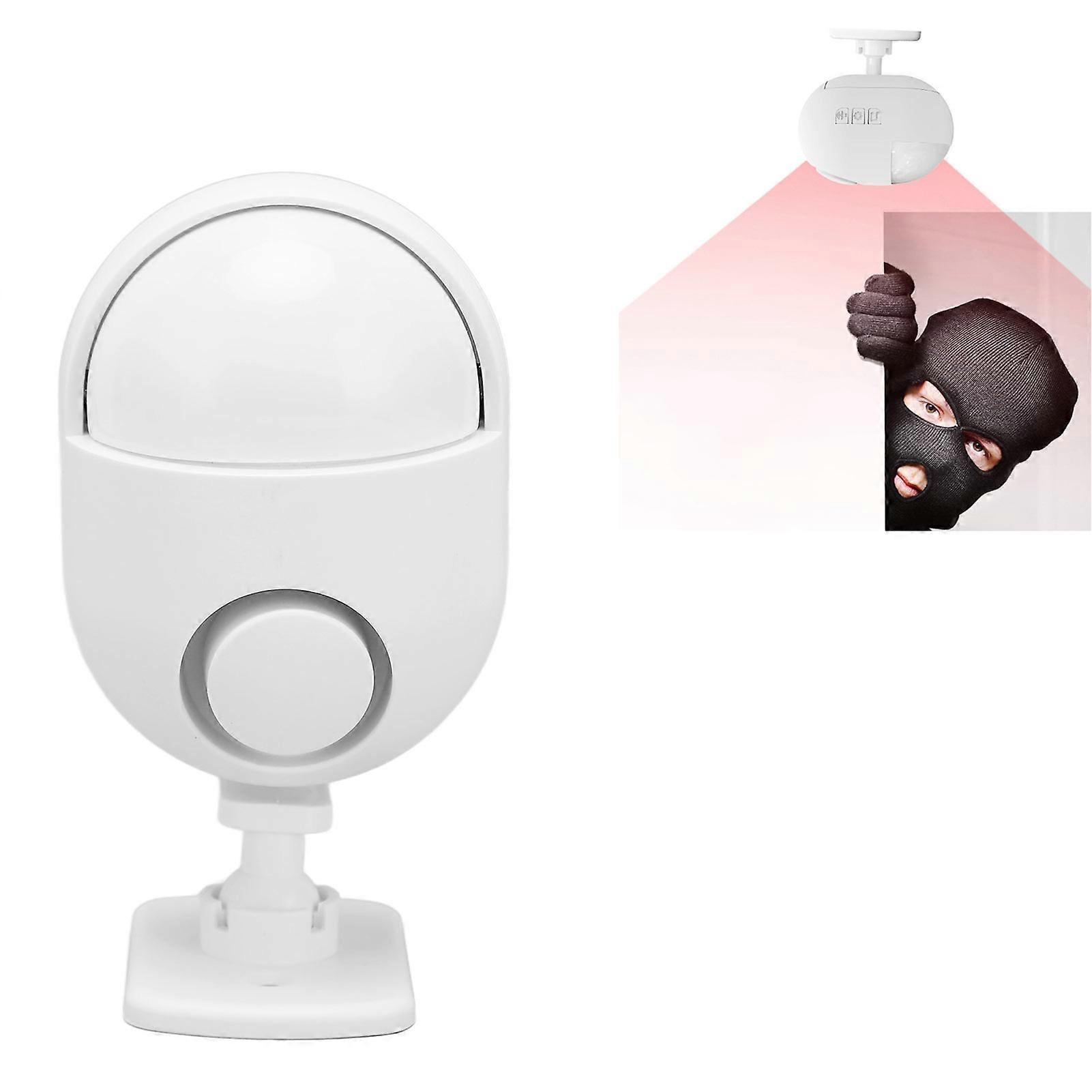 Wireless Motion Sensor Alarm with Remote Control, 110° IR, <8m Range