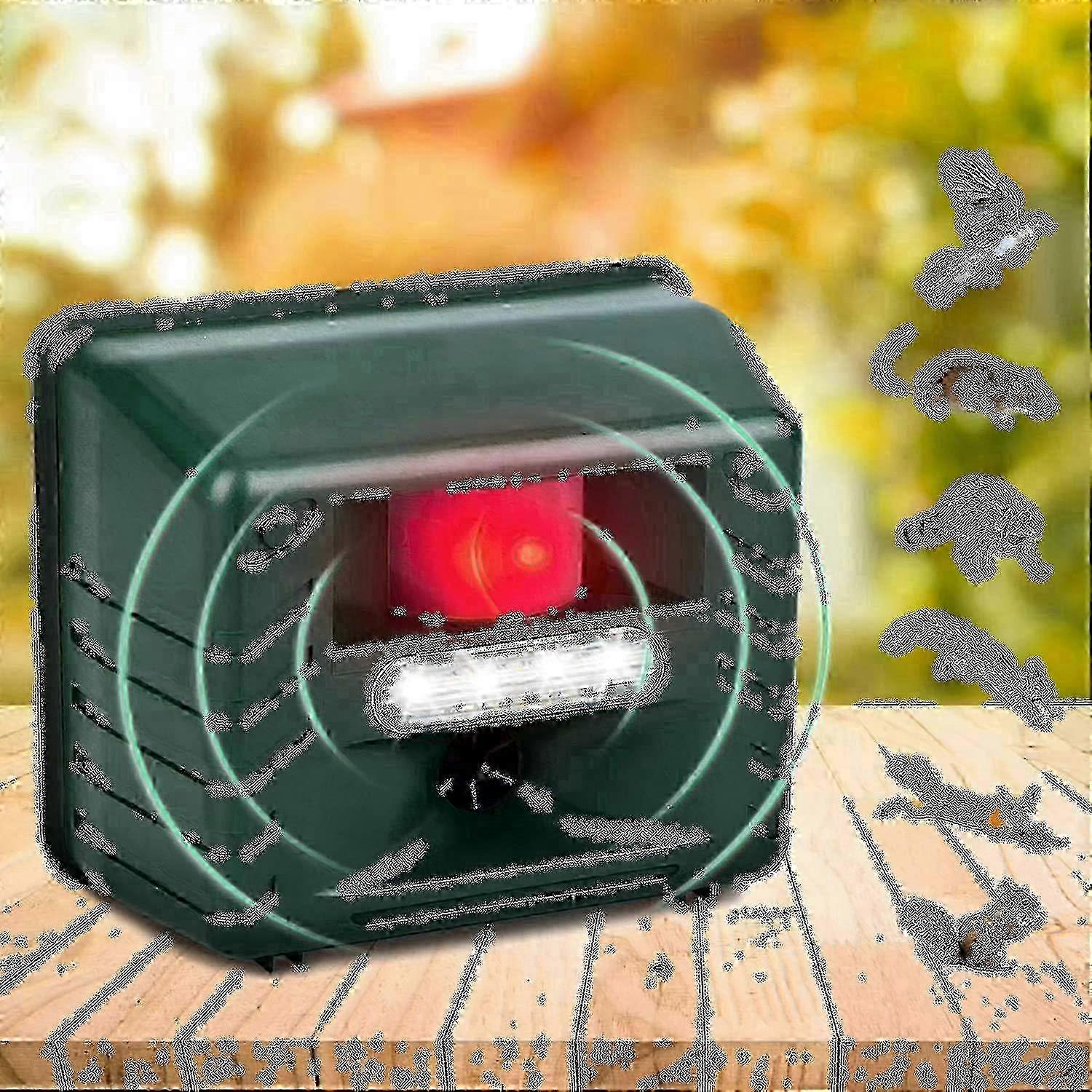 Electronic Bird Repeller Version For Pigeons, Starlings, Sparrows And Seagullsc5 Walkbee 5235 B