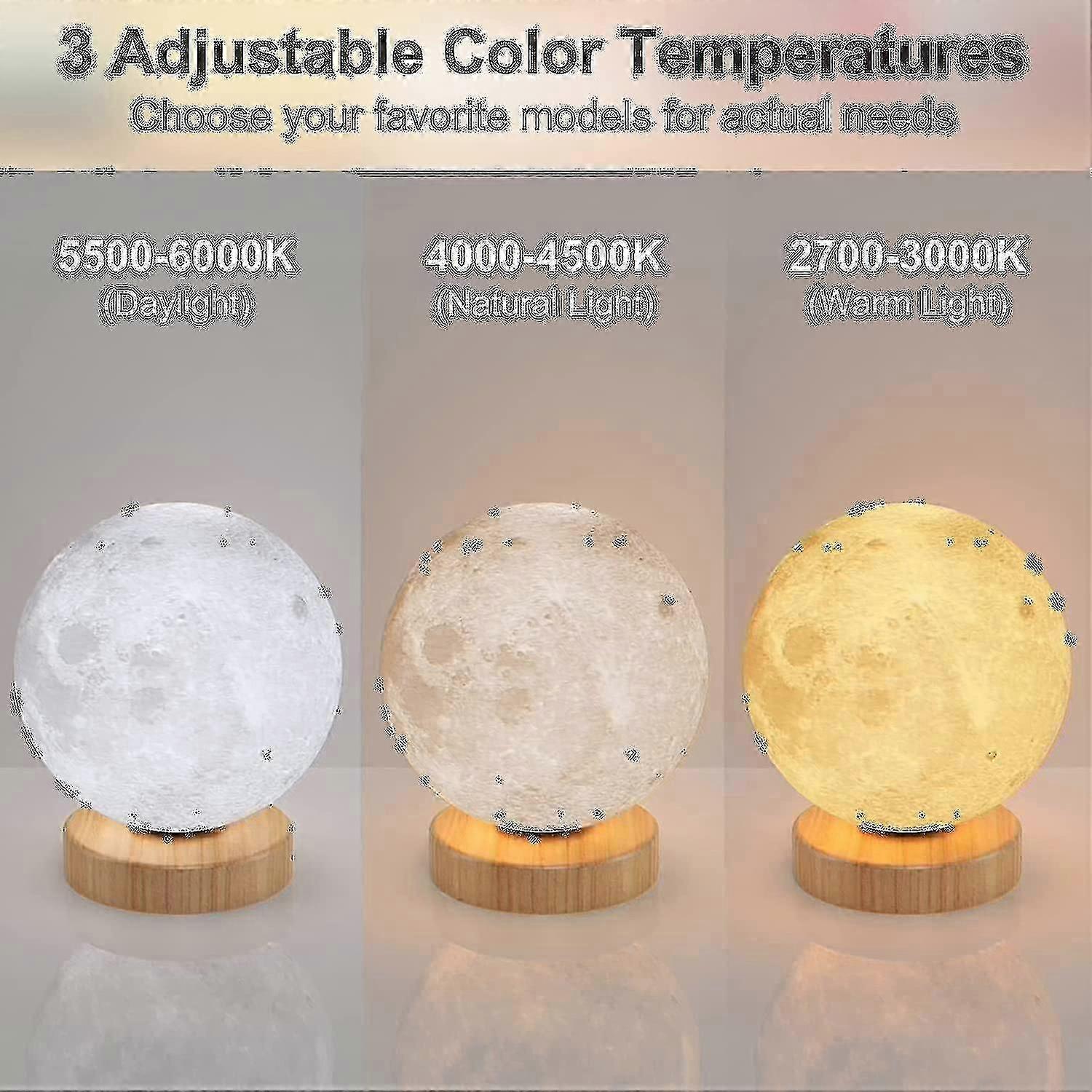 10000 Lux Light Therapy Lamp, Daylight Lamp With 3 Color Temperature, Adjustable Brightness