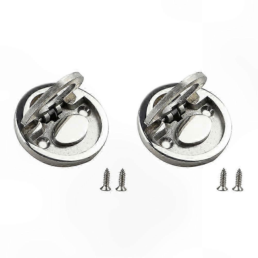 Marine Grade Round Pull Handle for Hatches and Cabinets Hardware Accessory