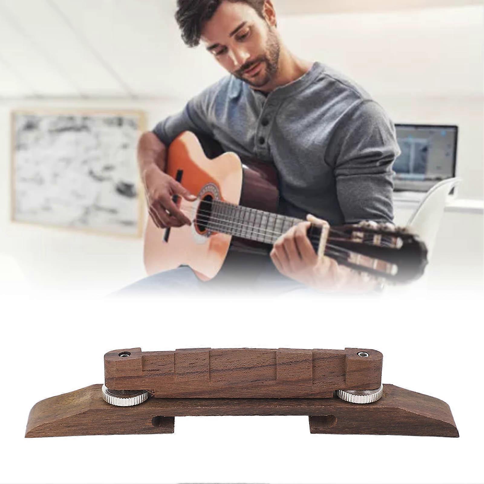 rosenträ lyftande archtop gitarr stall trä ersättning stycke