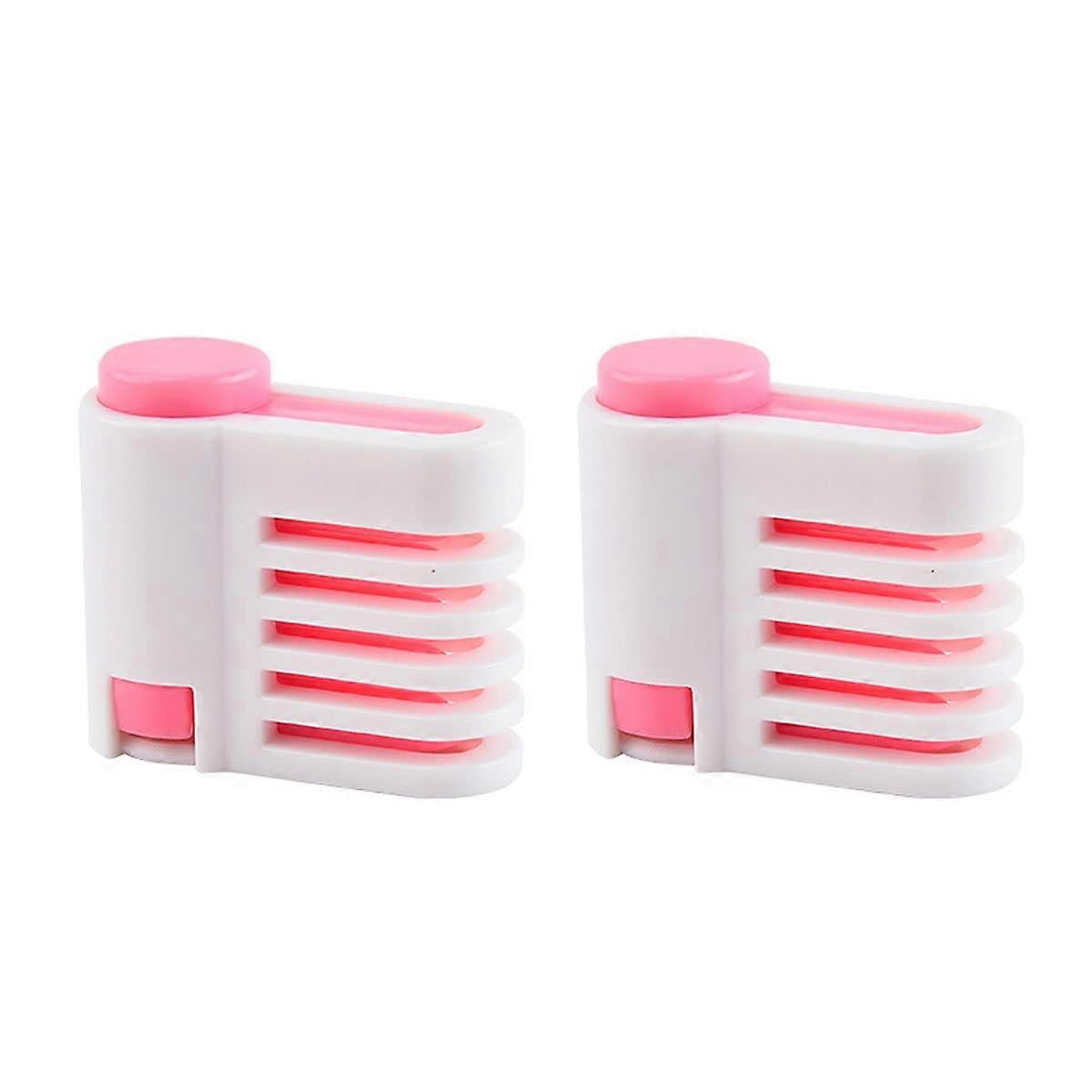 Cake and Toast Slicer Set of 2 DIY Tools for Layered Bread and Cake Slicing, 5 Slicing Holder Attachment