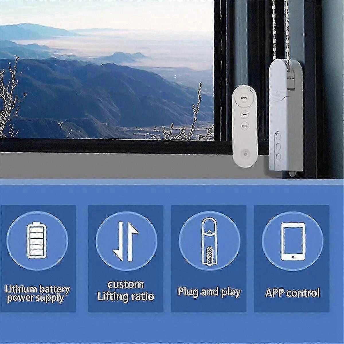 Tuya Smart Wifi Motor For Automatic Electric Roller Blinds, App Control For Opening And Closing Curtains And Shades