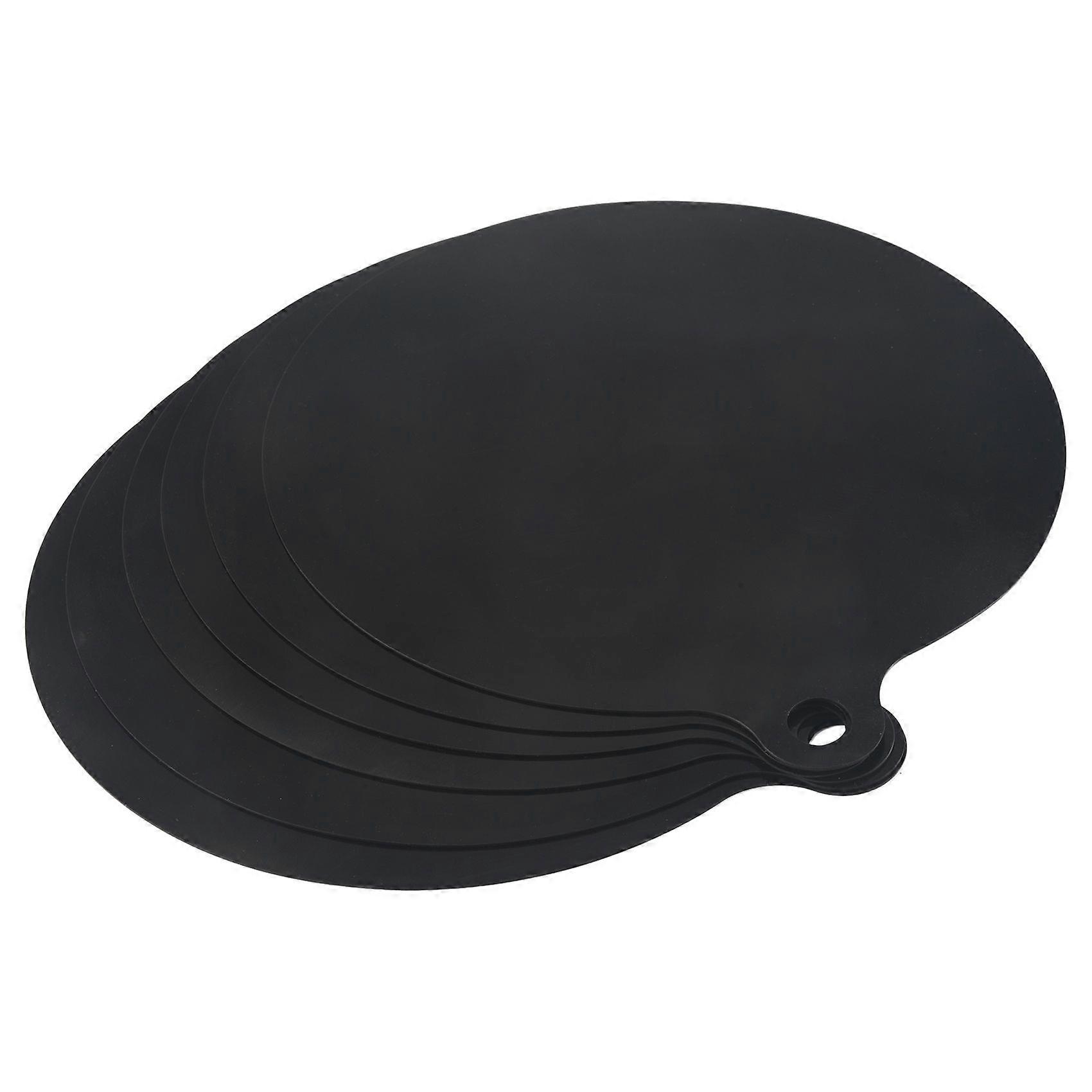 6 Pcs Electric Induction Hob Protector Mat,Anti-Slip Silicone Mat,Cooktop Scratch Protector Cover,H