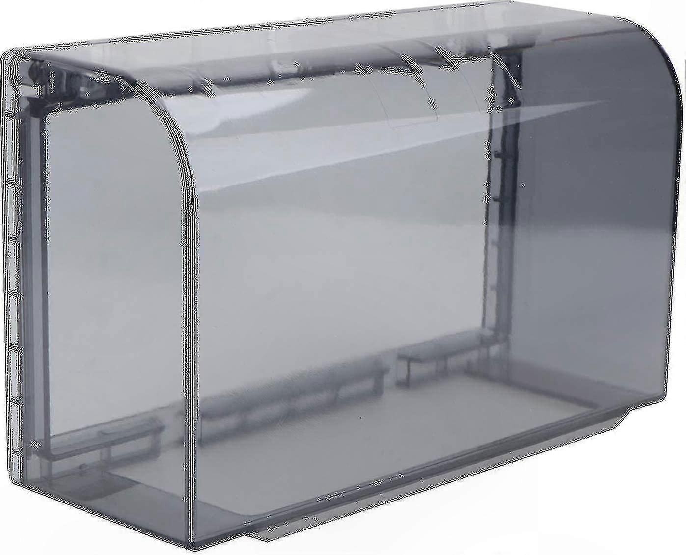 Weatherproof Outdoor Plug and Socket Cover with 2-Speed Setting, Durable Black Design