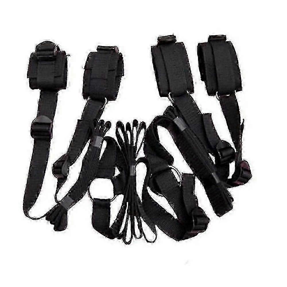 Party Favors Par Presentset Säng Handbojor Ankelmanschetten Restraints För Kvinnor Män Par Vuxna Spel - KM