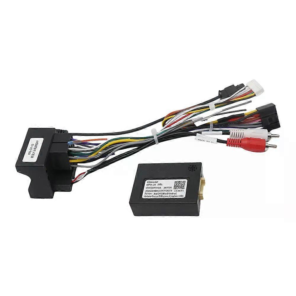 Wiring Harness CANBus Decoder 16 Pin Quad Lock Connector Cable Adapter for Opel Astra H Corsa D Meriva A Vectra C