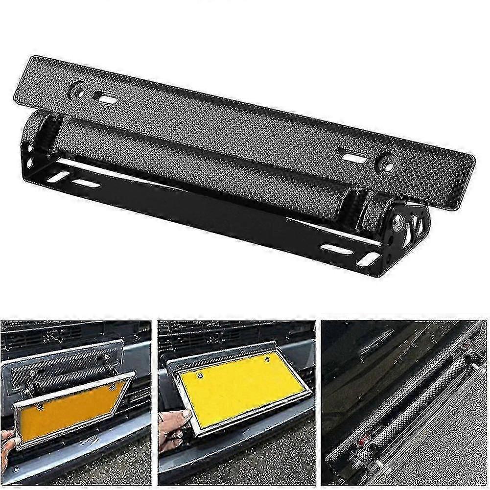 Car License Plate Frame Shield Protection Adjustable Holder Universal Durable Cover