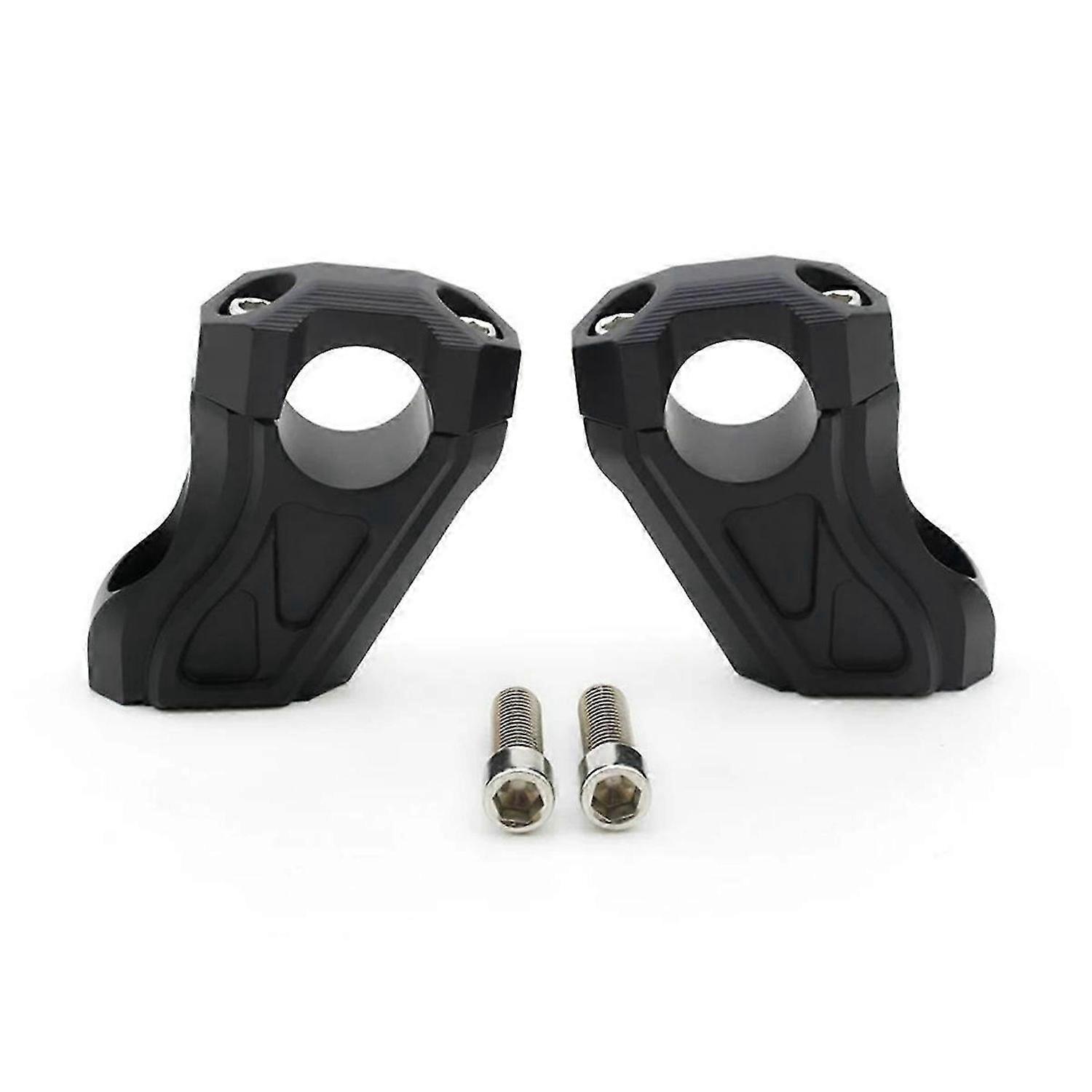 Motorcycle Handlebar Riser Mount Extension Clamps for Black