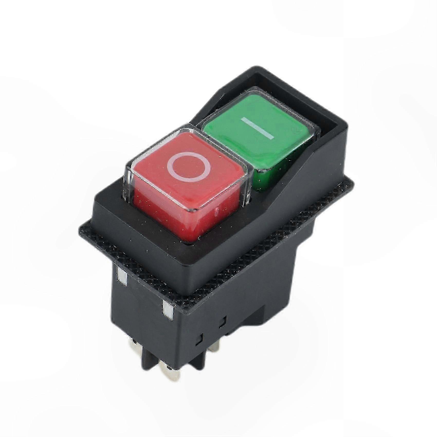 Waterproof 250V 16A Magnetic On/Off Switch with 5 Pins for Workshop Start Stop Applications