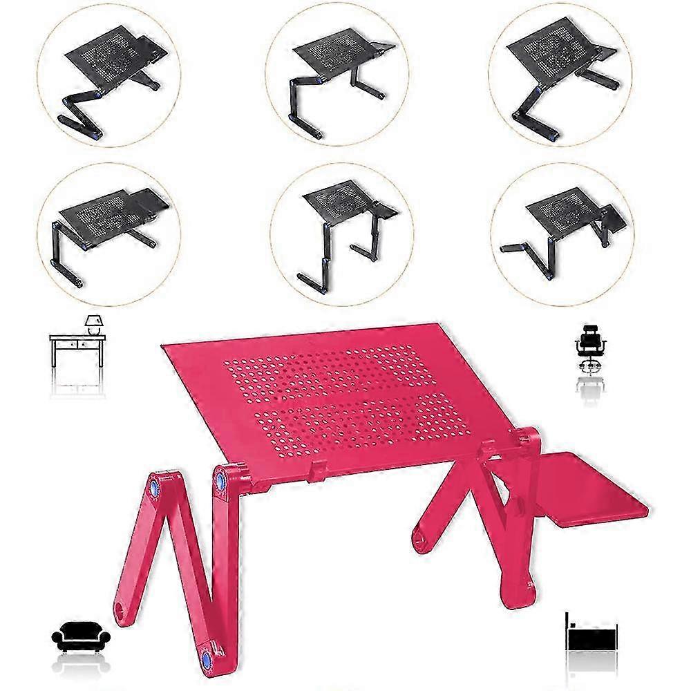 Multifunctional Adjustable Laptop Stand, Thickened Aluminum Alloy, Portable Standing Desk for Ergonomic Computing, Ventilated Tray, Cooling Fan, 2025