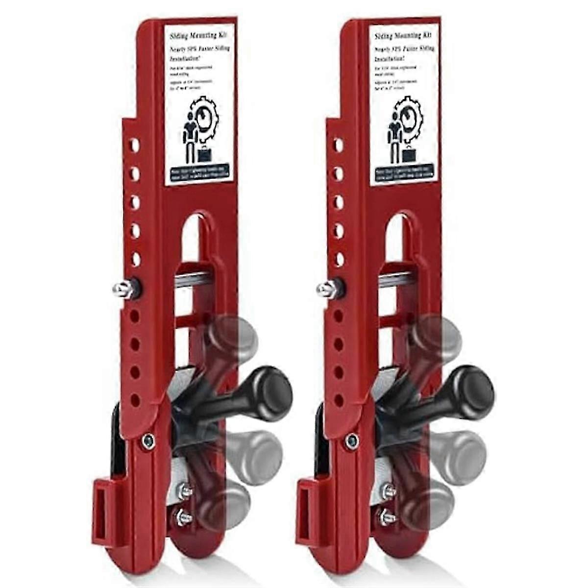 2pcs Siding Installation Tools for 5/16Inch Fiber Cement Siding, Siding Mounting Kit with Adjustabl