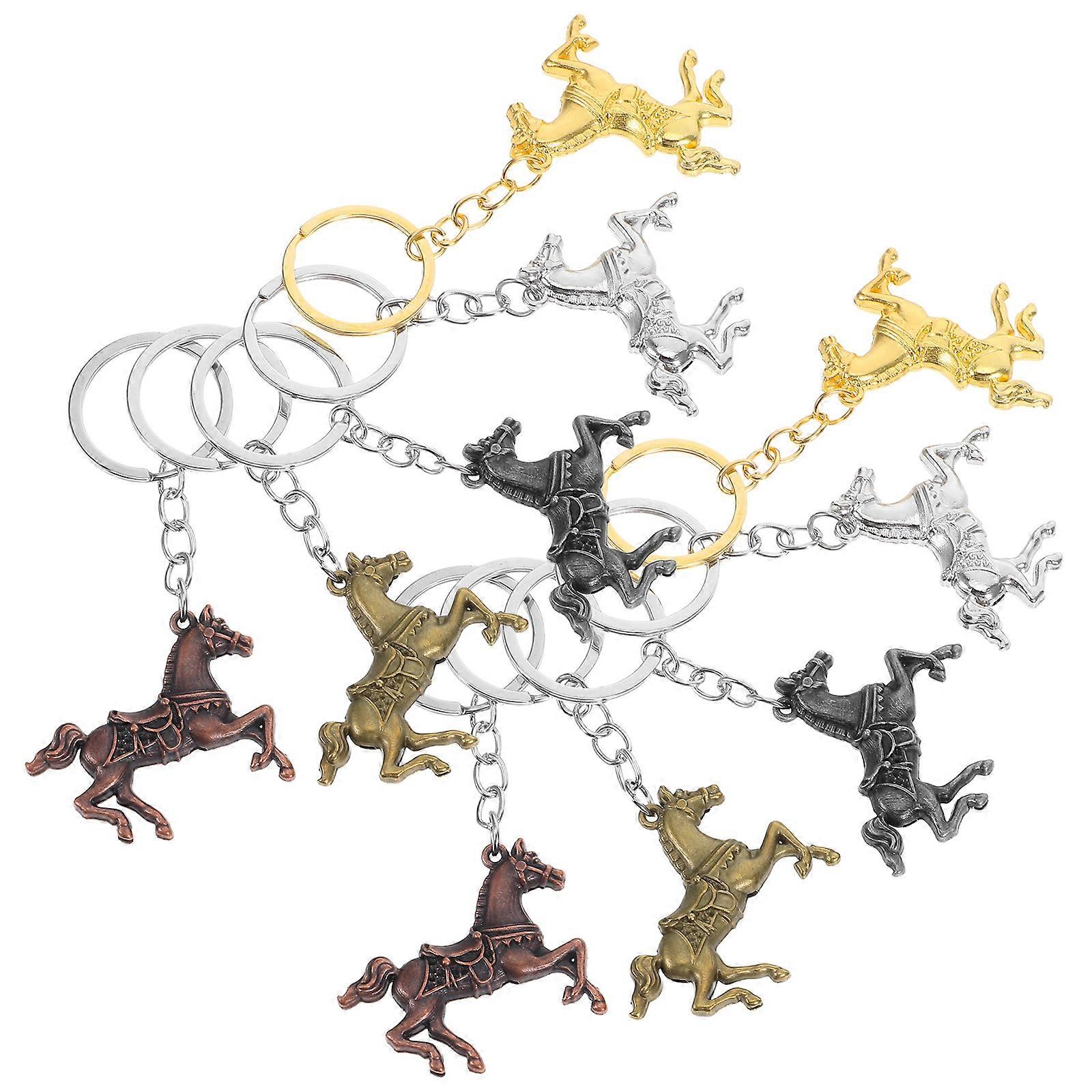 Zodiac Horse Keychain for Men with Metal Pendant 50Pcs Set