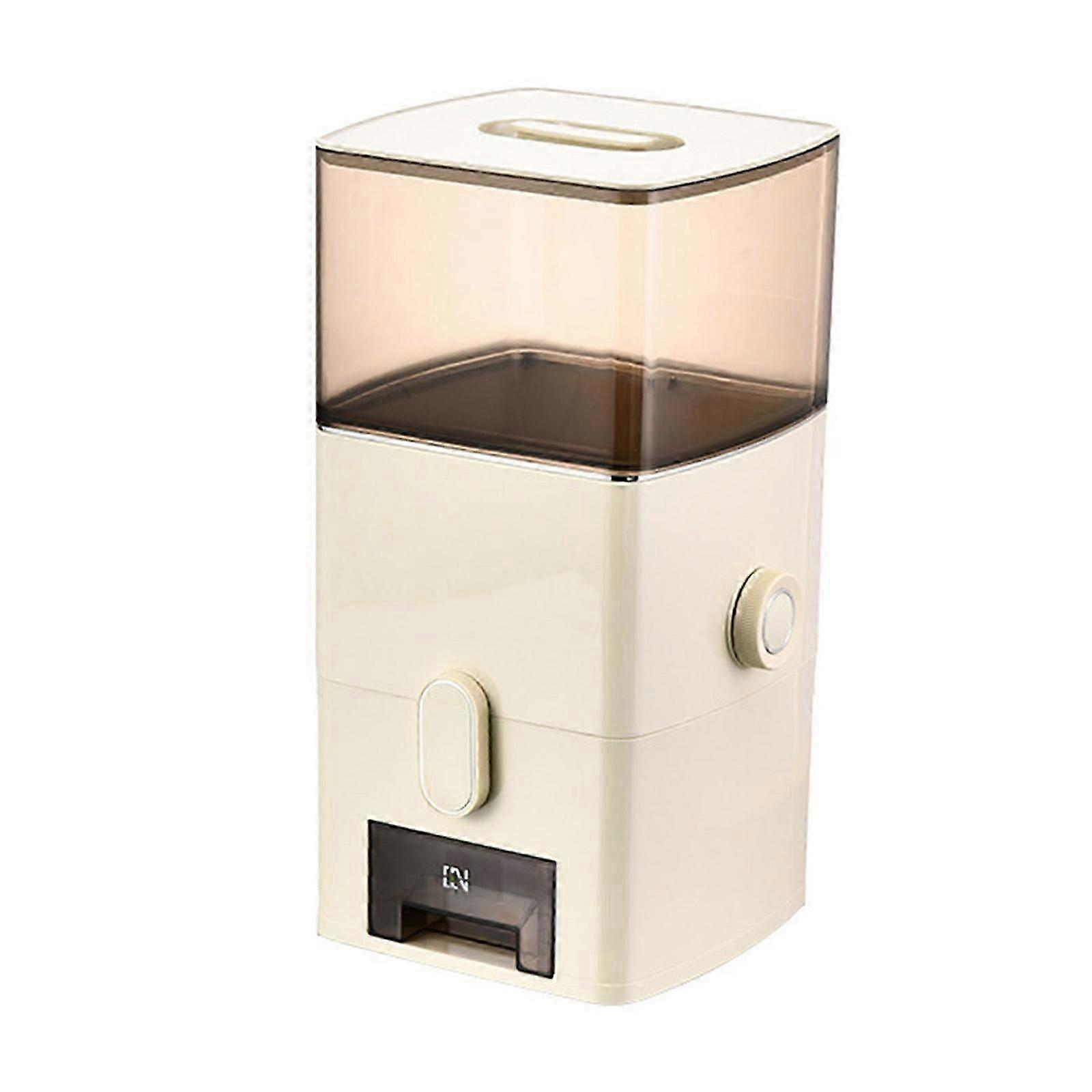 Large Capacity Rice Container Sealed Bucket Kitchen Countertop Organization Space Saving Storage Solution 10kg