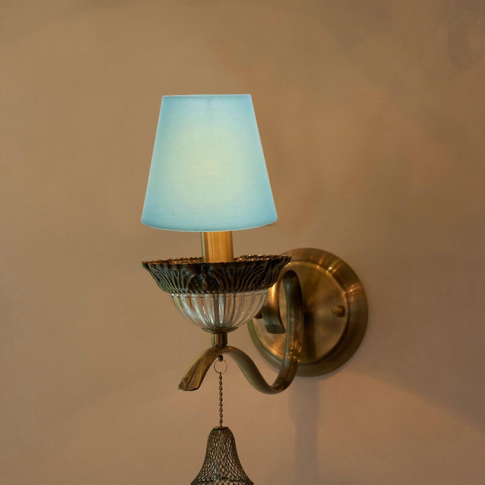 Vintage Small Lampshade E14 Socket Cloth Lamp Shade for Decor 4Pcs