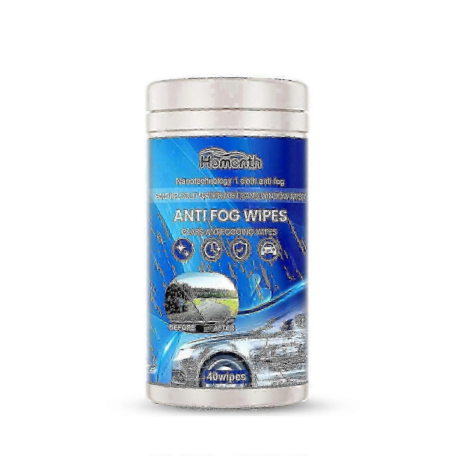 מגבונים נגד ערפל לרכב, זכוכית מראה אחורית לשמשה הקדמית להסרת שמן וניקוז בימים גשומים, ראייה ברורה