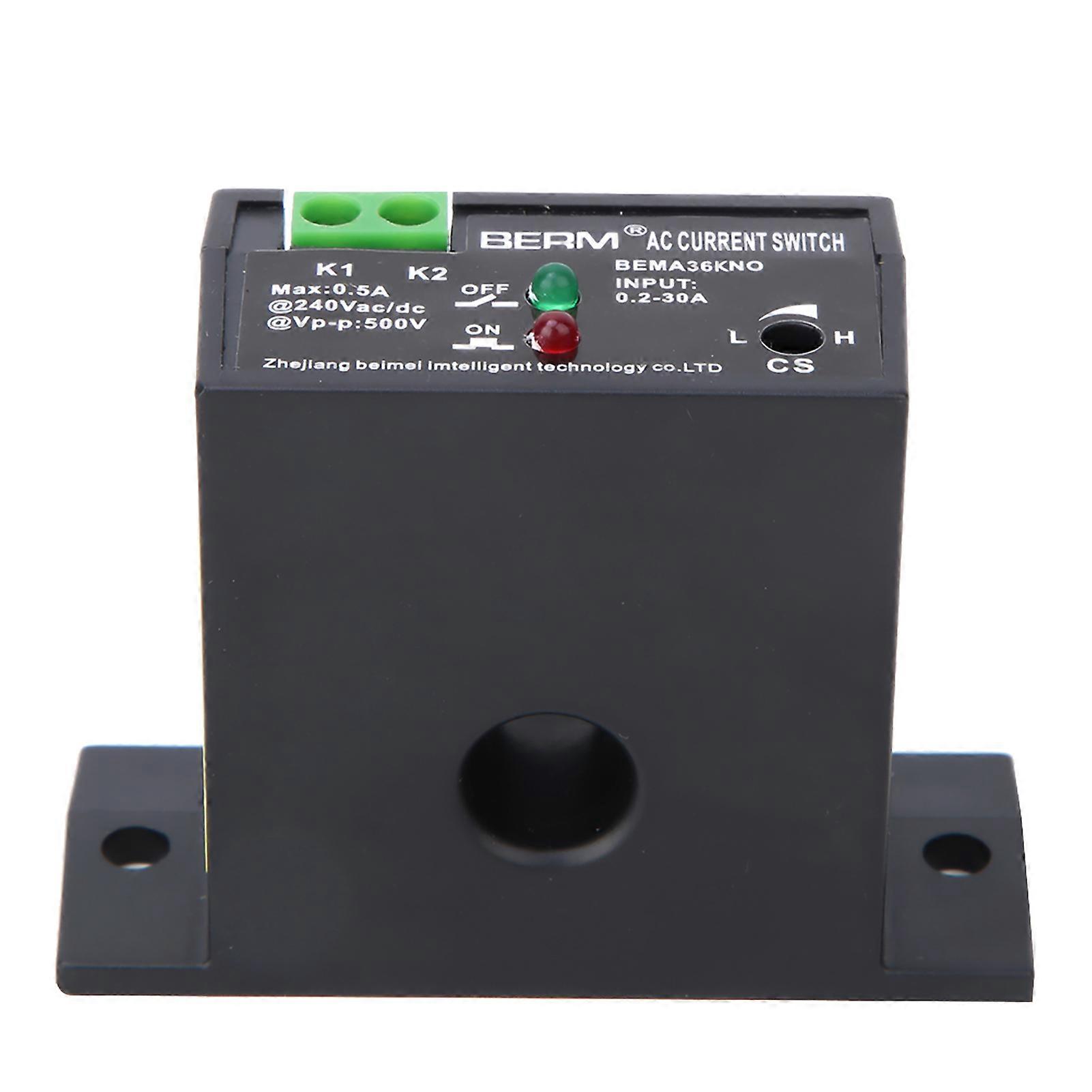 0.2-30A Adjustable Explosion-proof AC Sensing Switch, Self-powered Sensing Switch (Normally Open)