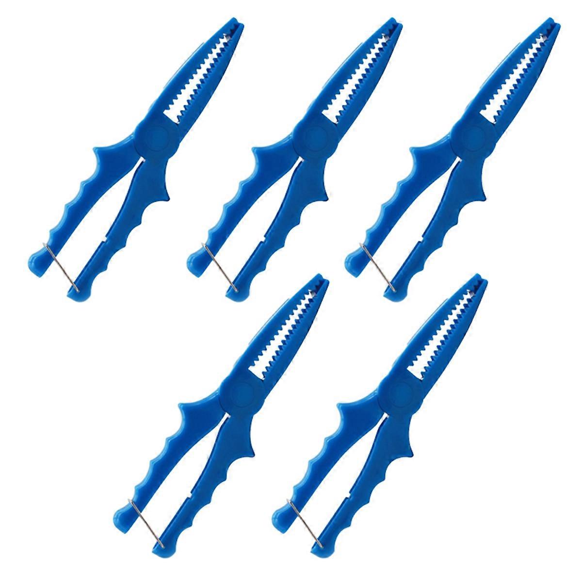 Plastic Clamp Fish Pliers Small Fish Clamp Fish Controller Blue