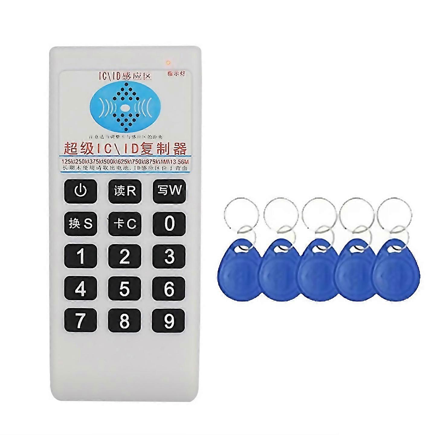 Voor Rfid Nfc Ic Kaartlezer Writer5xt5577 Sleutelhanger 125khz1356mhz Duplicator Rfid Smart Card Reader