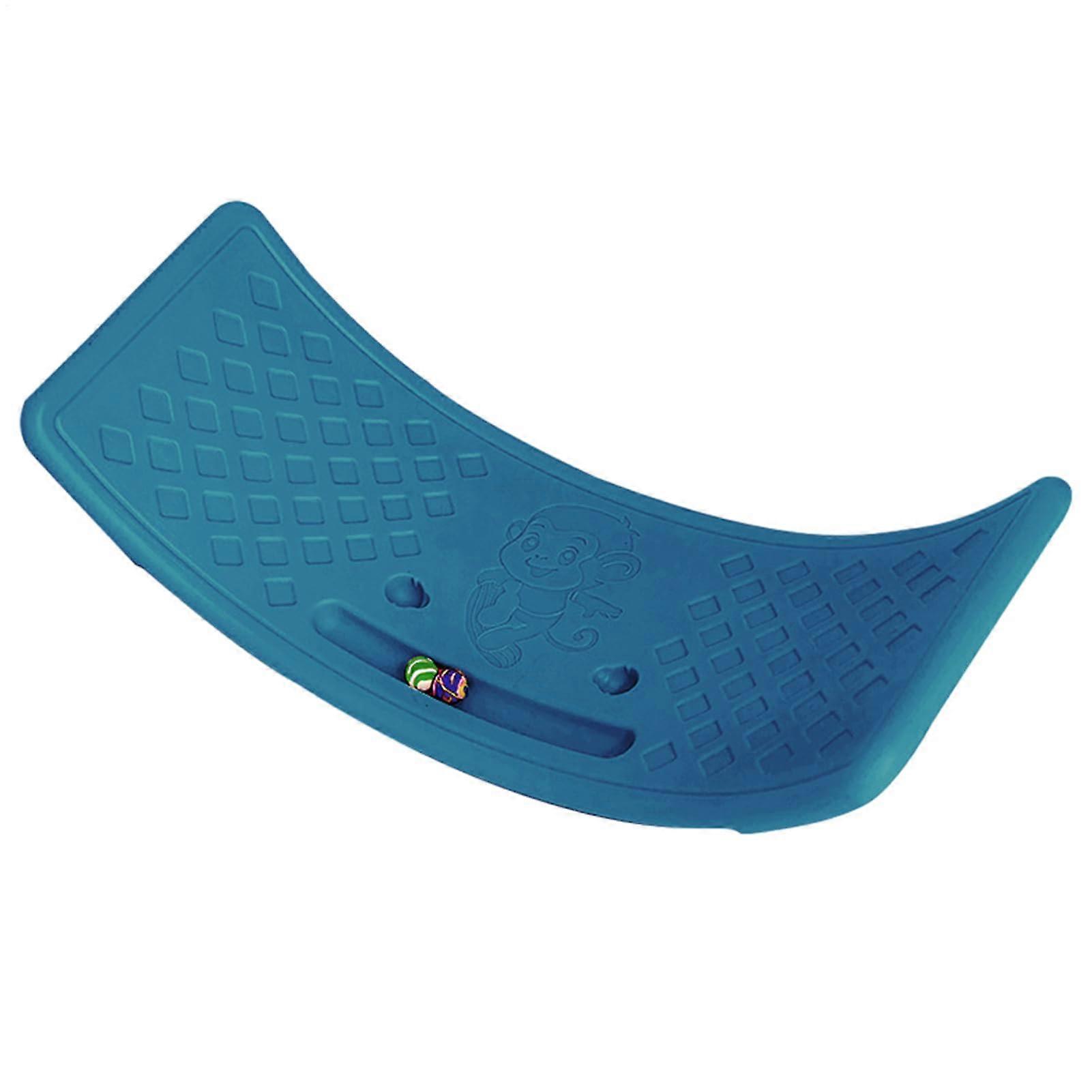Balancing Board For Kids OpenEnded Swinging Trainer Balance Learning Wobbling Board Blue Holds Up To 25Kg