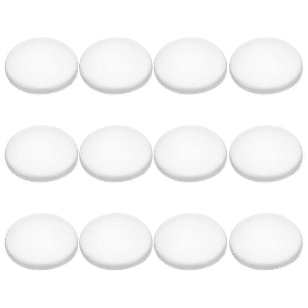 12pcs Self-adhesive Wall Protector Silicone Doorknob Bumpers Wall Stoppers