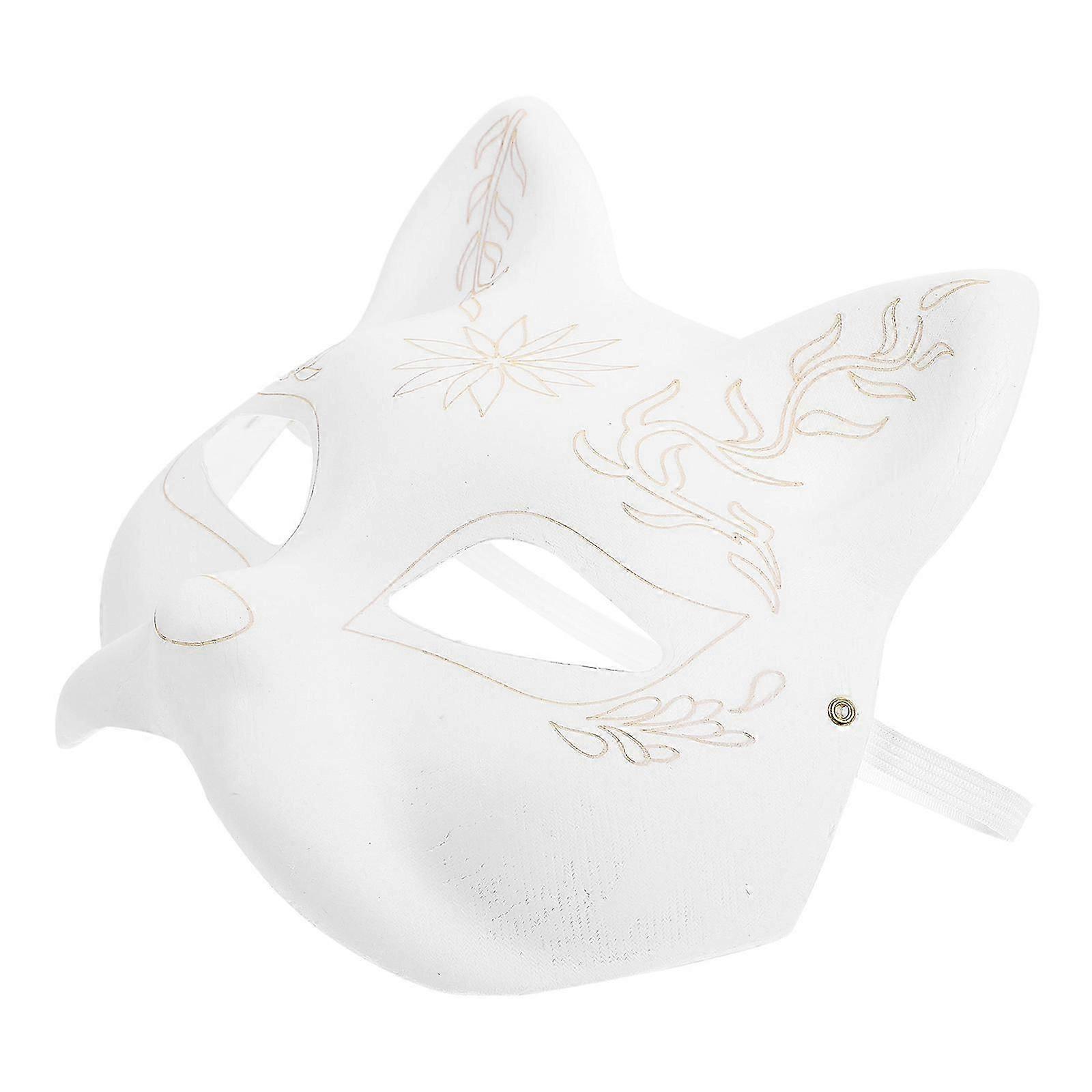 DIY blank cat masks for paper crafts