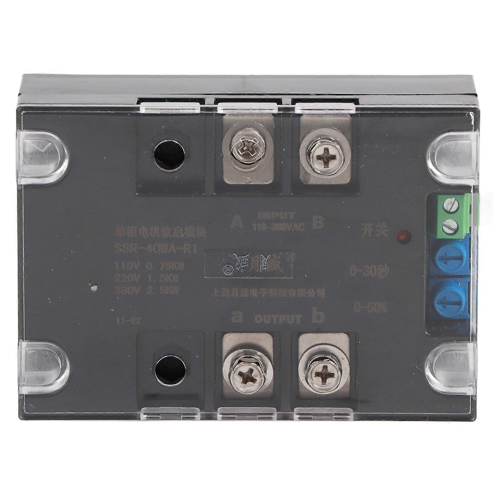 Soft Start Controller, Electrical Parts, Aluminum Bottom, Accessory for Single/Two Phase Motor