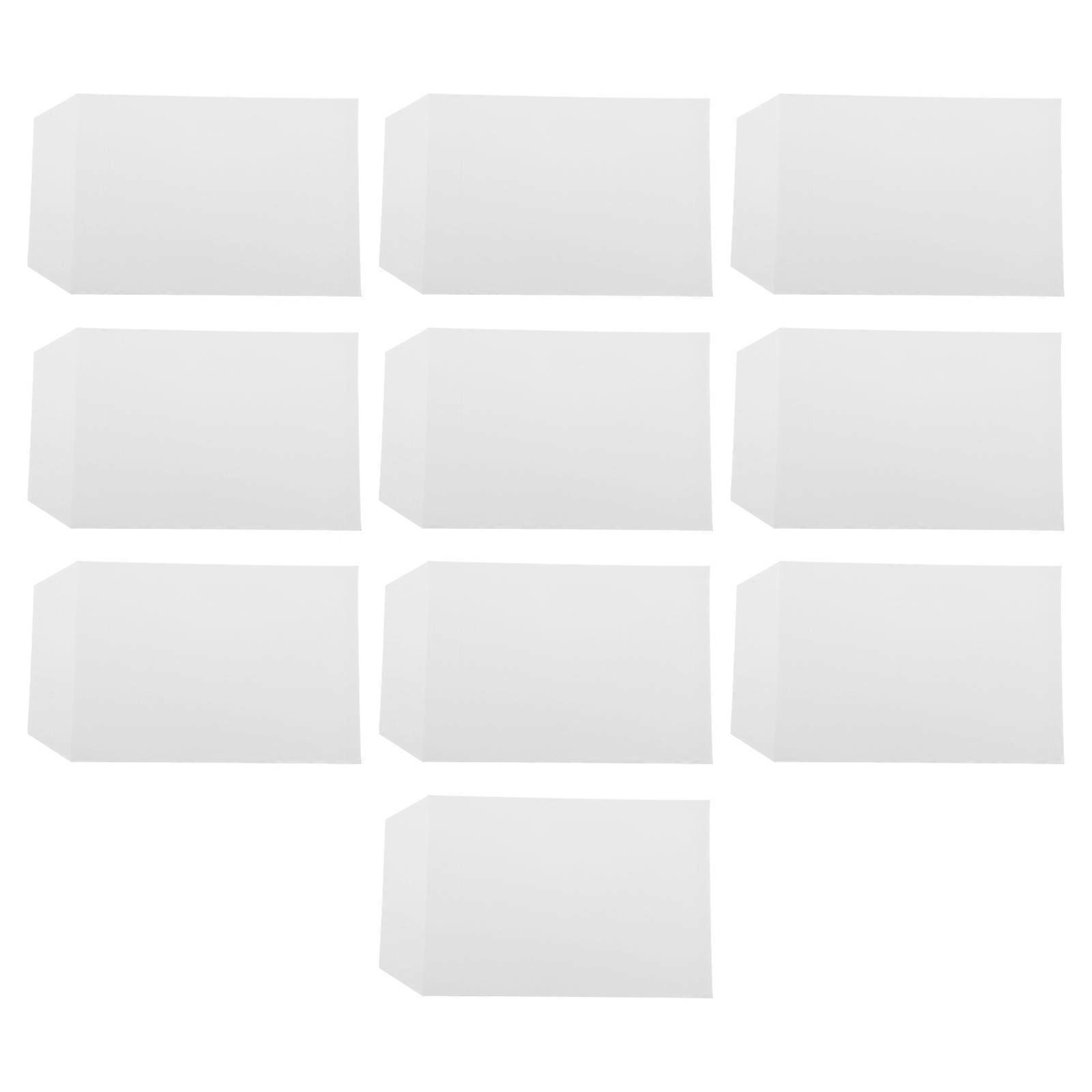 File Bags White Paper Envelopes for Document Storage 10Pcs A4 Office Use