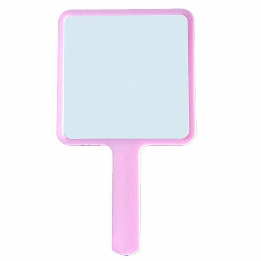 Square Handheld Mirror for Salon and Barber Use, Durable Hairdressing Tool with Comfortable Handle