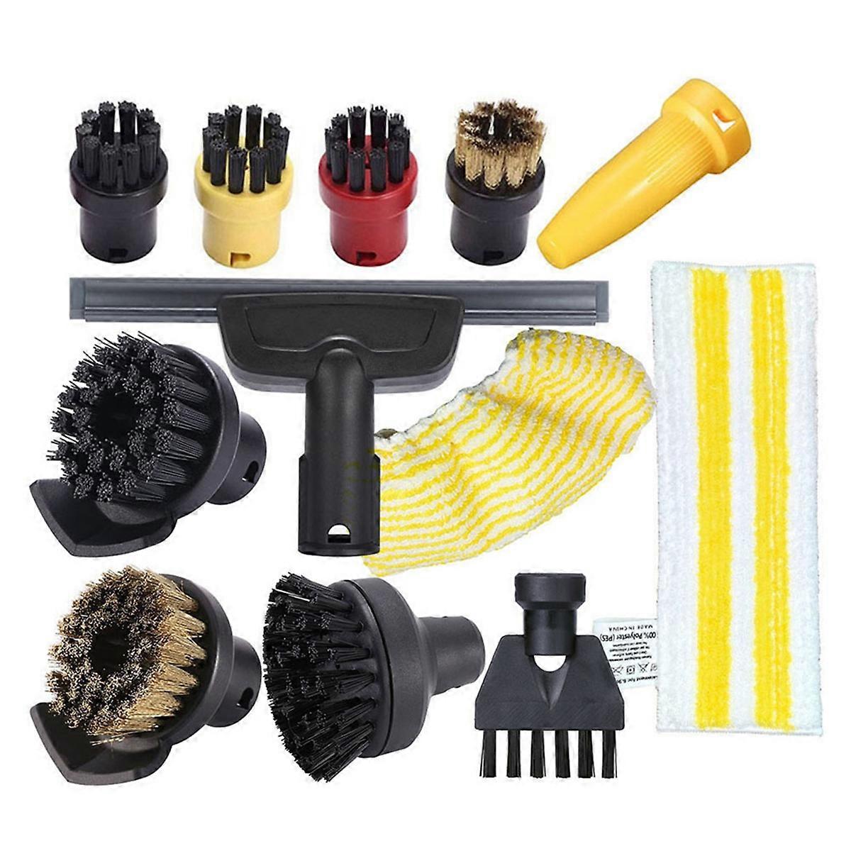Kit de brosses à poils de buse à vapeur pour EasyFix SC1 / SC2 / SC3 / SC4 / SC5 / SC7 Aspirateur à main Vadrouille Clo