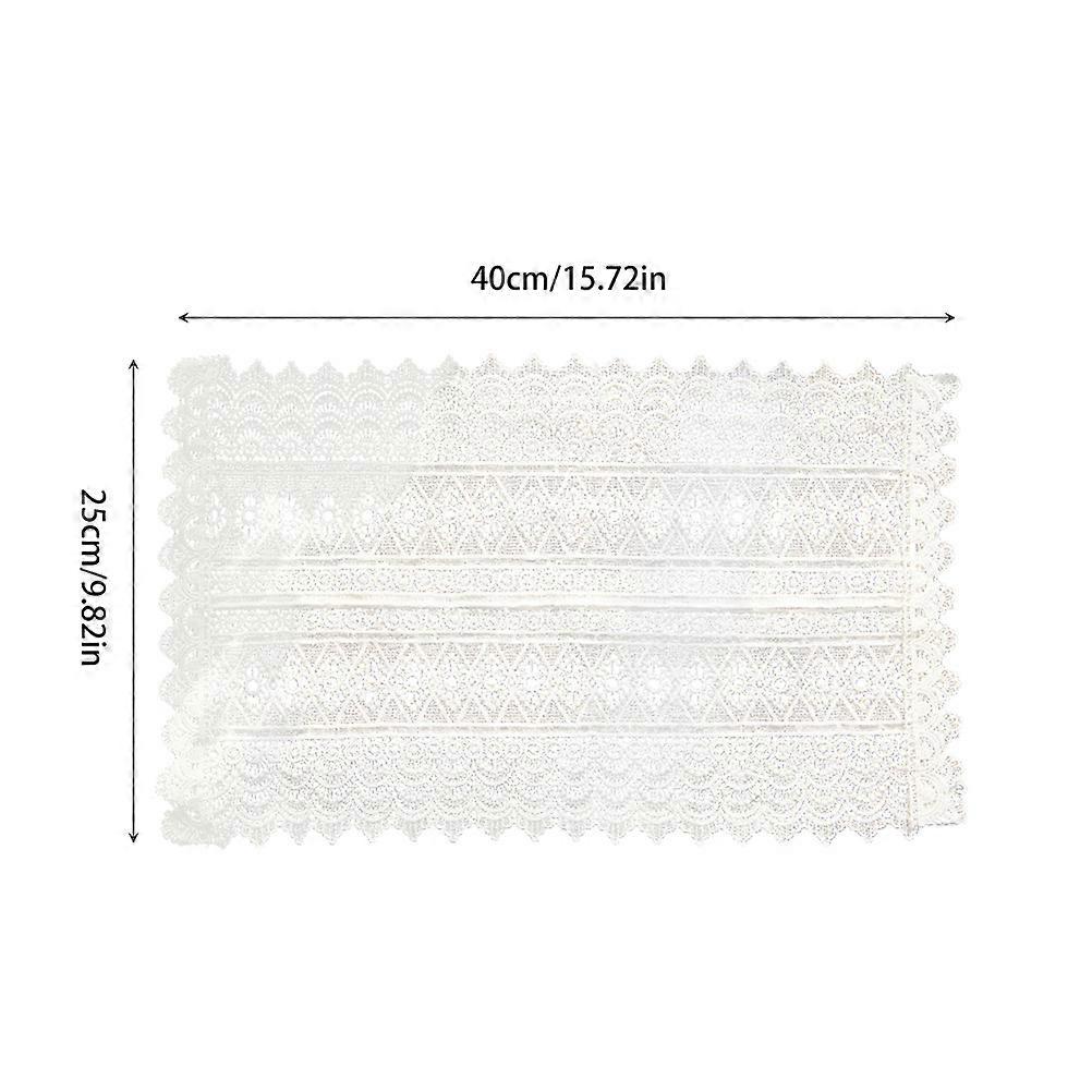 Western Food Mat 2Pcs Festival Mat Tablecloth 16.9X9.8in Practical and Comfortable Atmosphere Enhancement