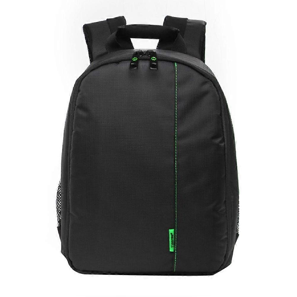 Green Camera Backpack for Dslr with Storage Compartments 2Pcs Waterproof